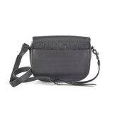 Christian Dior Grained Calfskin Medium Bobby Flap Black